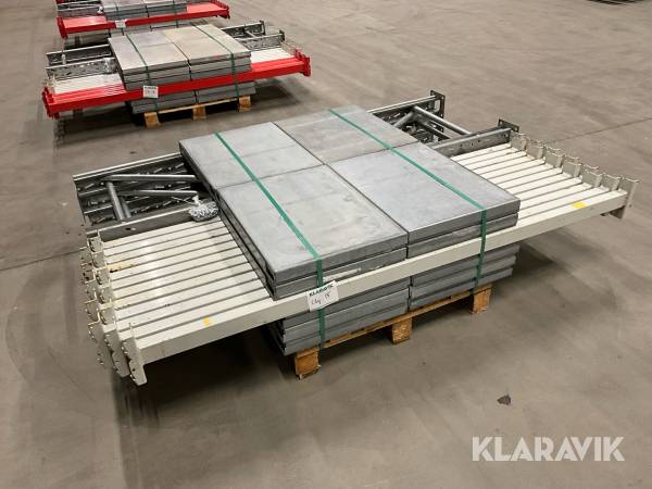 Pallställ med hyllplan City