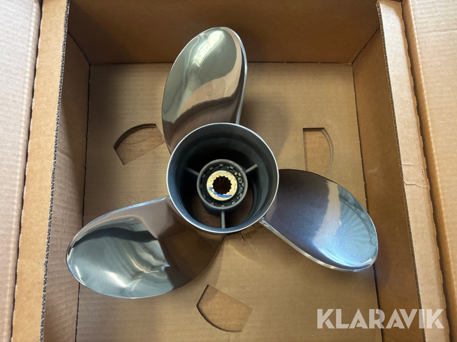 Rostfri propeller Yamaha 3x15 21-TL