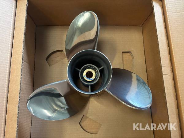 Rostfri propeller Yamaha 3x15 21-TL