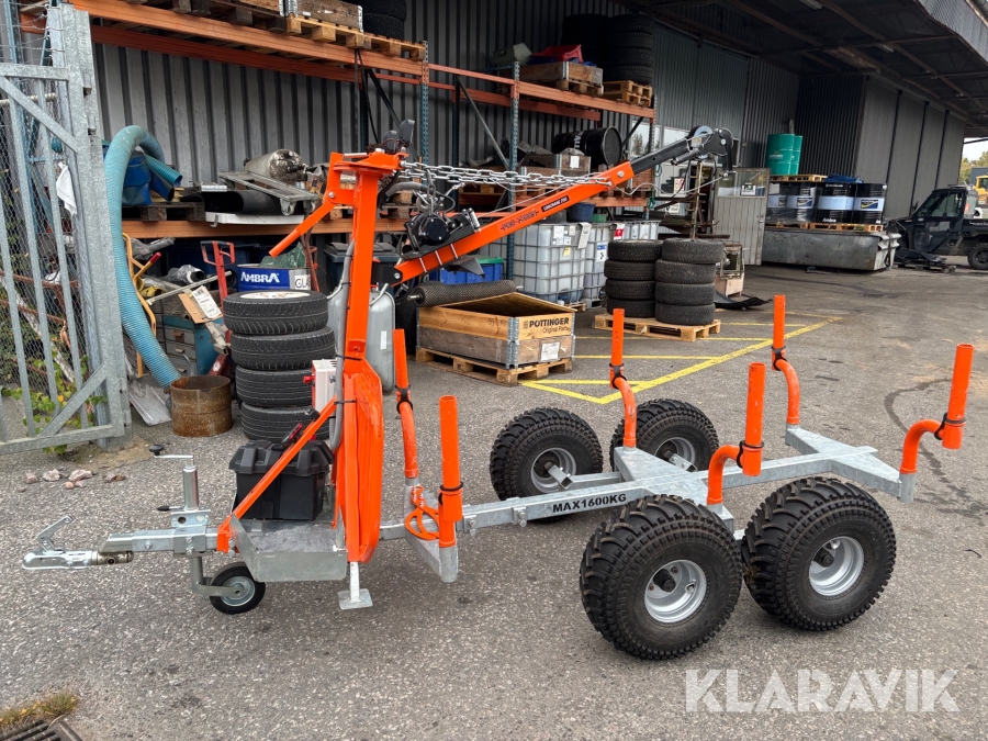 Skogsvagn till ATV Pro-Terra Terralog 1600