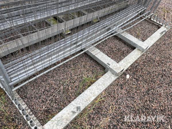 Byggstängselpall IMP max 500kg med 5 stängselväggar
