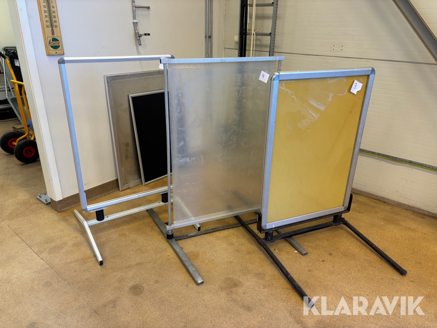 Trottoarpratare / Skyltställ 5st