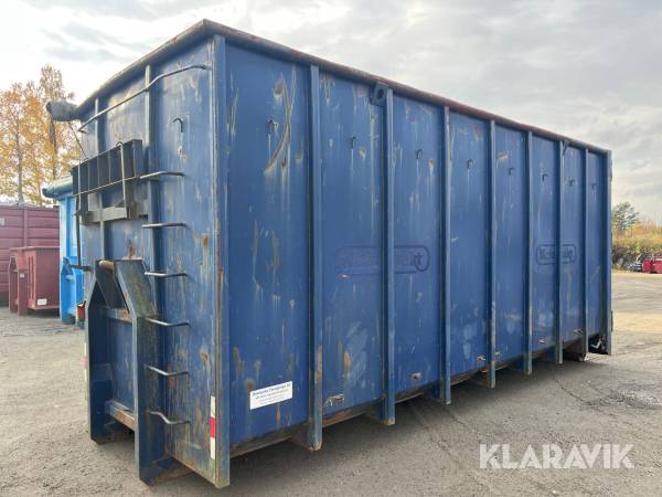 Lastväxlarcontainer Rosenqvist Försäljnings 38 m3 kapell