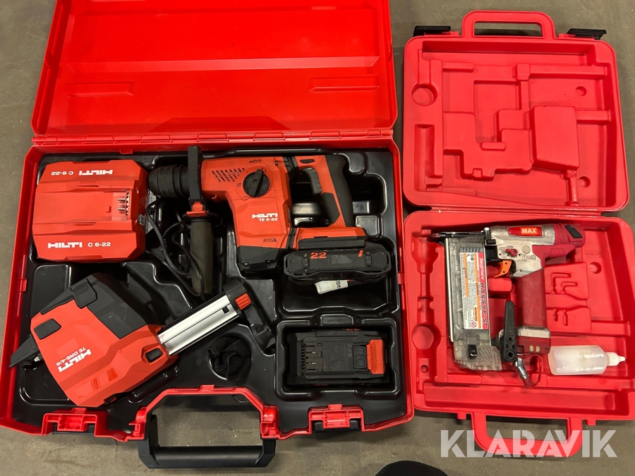 Kombihammare 1 st, Spikverktyg 1 st Hilti / Max TE 6-22 05 DRS / HA 55 SF-ST