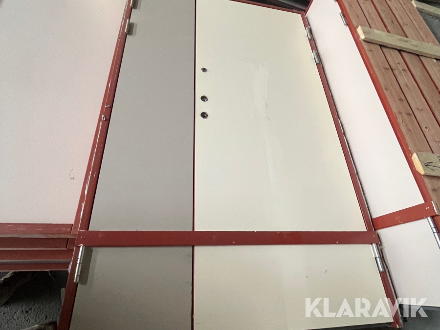 Dubbeldörrar Kalix-dörr 1290x2090mm, 22st