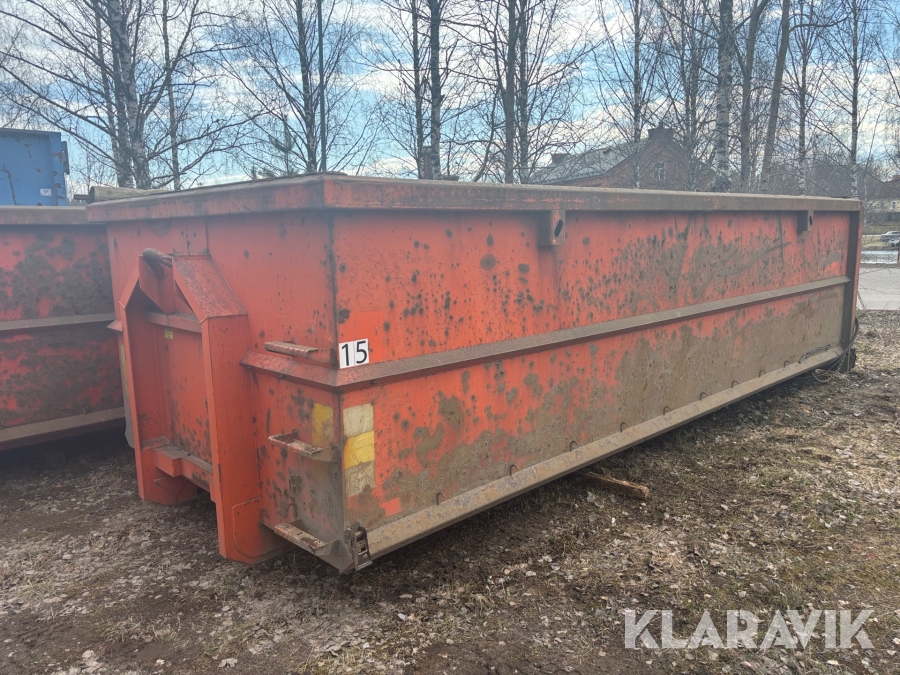 Lastväxlarflak 22 m3 med kapell