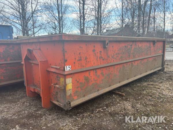 Lastväxlarflak 22 m3 med kapell