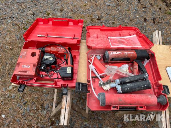 Skruvdragare & injekteringspistol Hilti SF-120-A & MD2000