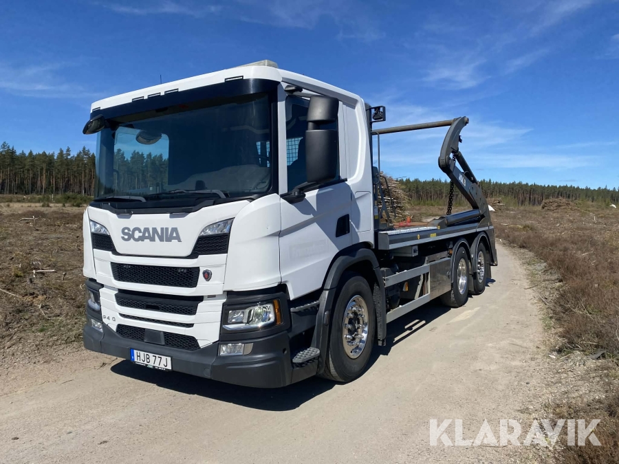 Lastbil Scania P410 Liftdumper