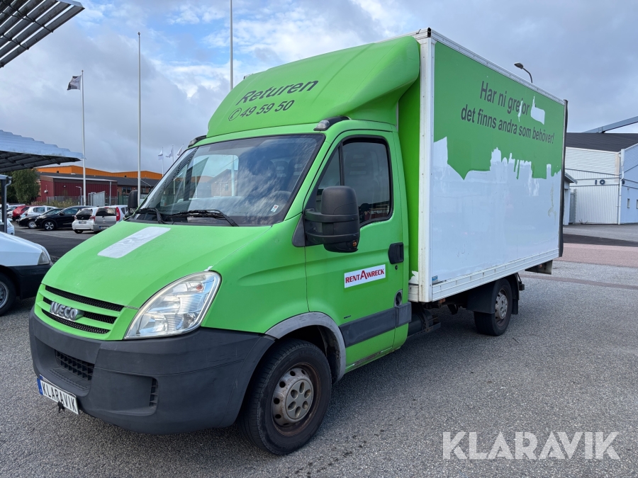 Lätt lastbil Iveco Daily 35C14 CNG bakgavellyft