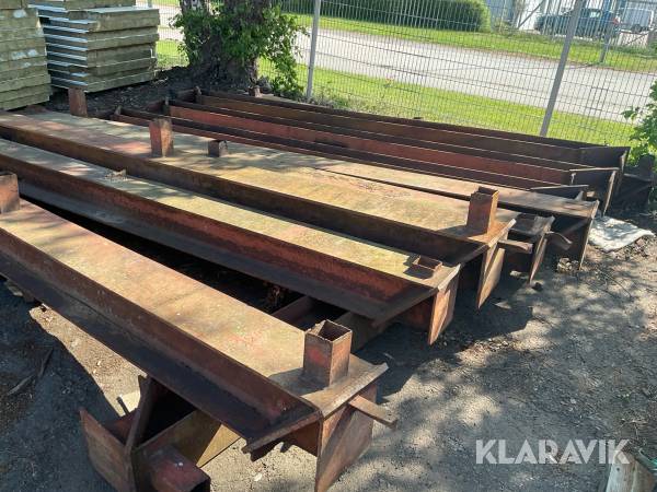 Stålbalkar 10st