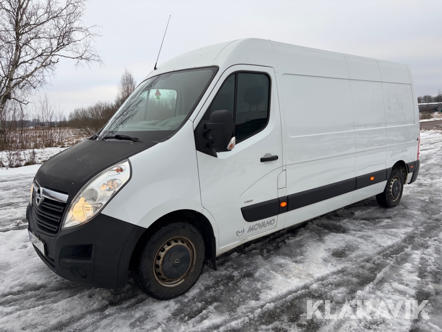 Skåpbil Opel Movano Van 3.5t 2.3 CDTI Manuell 146 hk med verktygsinredning