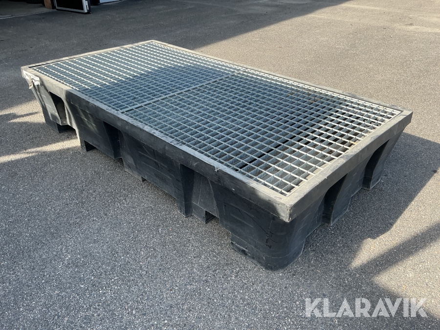 Uppsamlingskärl /spilltråg 2.5x1.29m