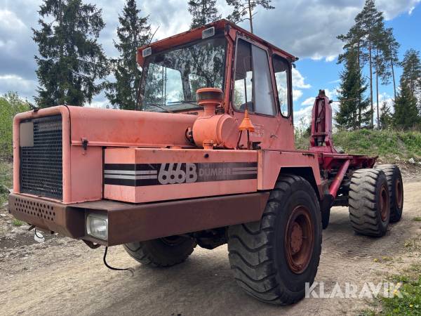 Dumper Engson 666B dumper med lastväxlare