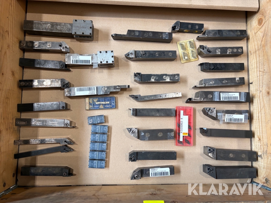 Parti med svarvstål