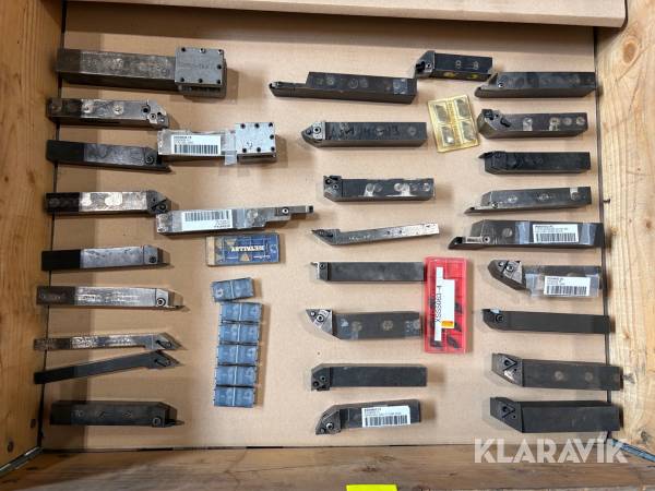 Parti med svarvstål