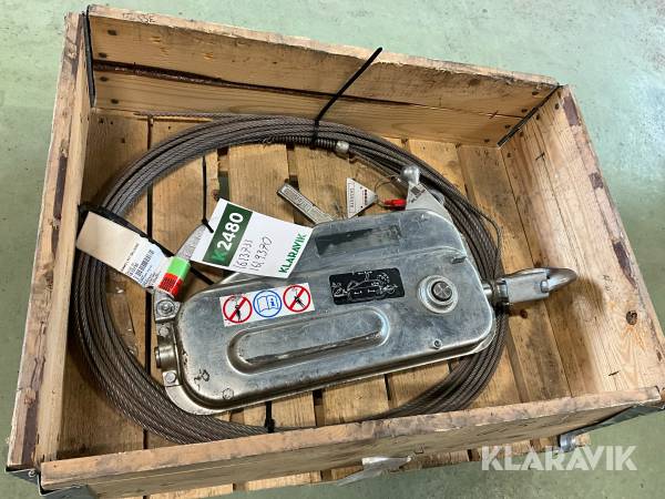 Draglyftblock och vajer Tractel Tirfor TU16, Maxiflex-40