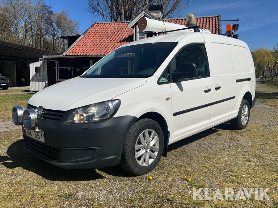 Skåpbil Volkswagen Caddy Maxi 4Motion med utrustat skåp
