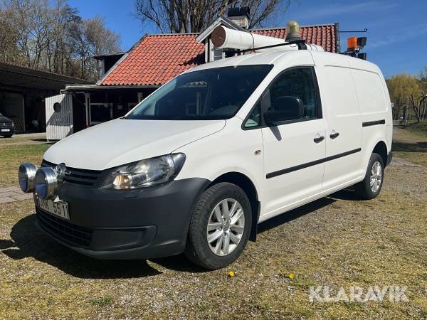 Skåpbil Volkswagen Caddy Maxi 4Motion med utrustat skåp