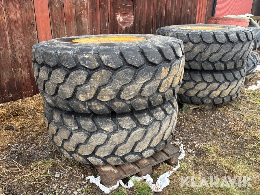 Entreprenaddäck 20.5R25 4 st Bridgestone