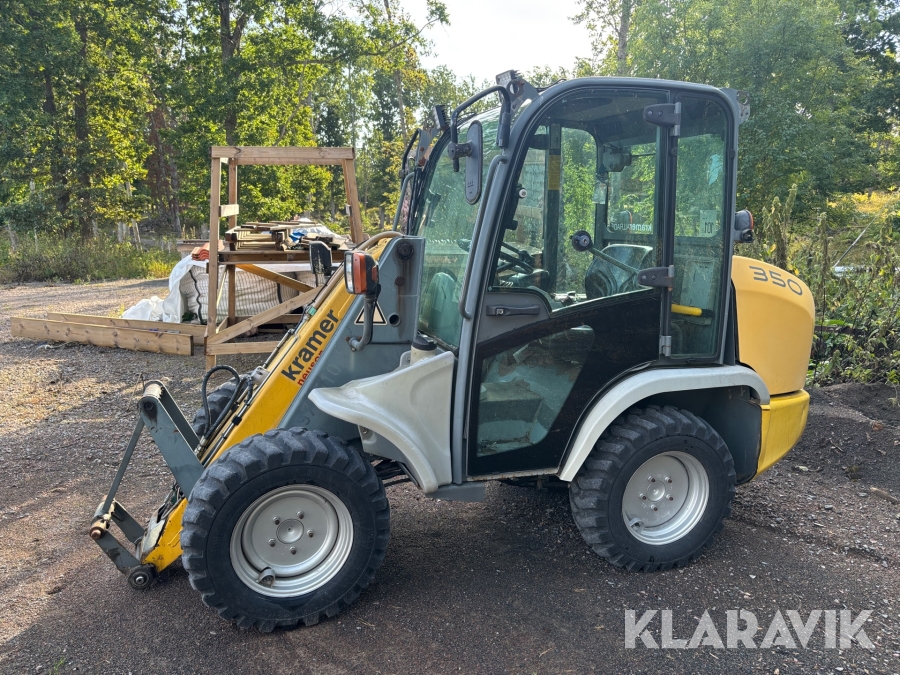 Kompaktlastare Kramer Allrad 350 med 4st redskap