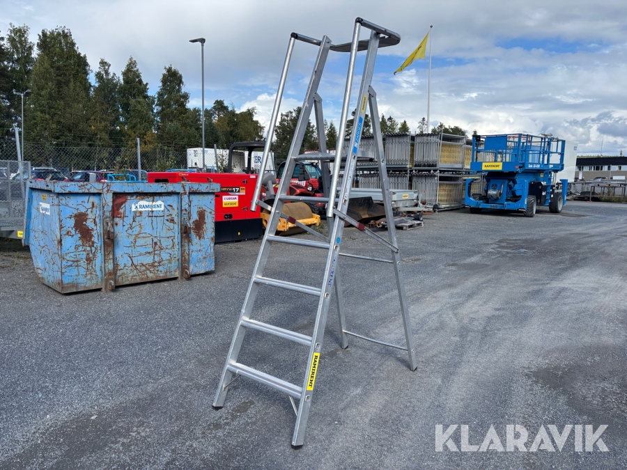 Trappstege med plattform Zarges ZAP Z600 1.58M