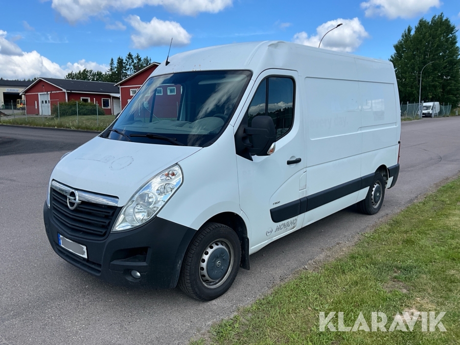 Skåpbil Opel Movano B 2.3 F3500 med bakgavellift