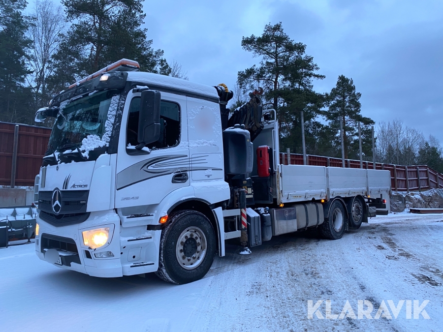 Kranbil Mercedes-Benz Actros Euro 6