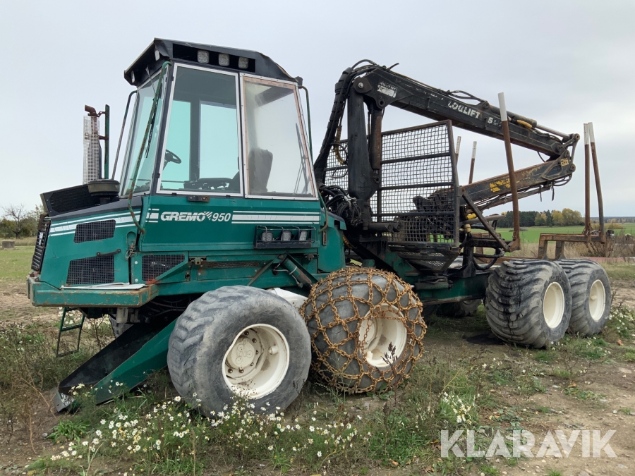 Skogsmaskin skotare Gremo 950 Reparationsobjekt