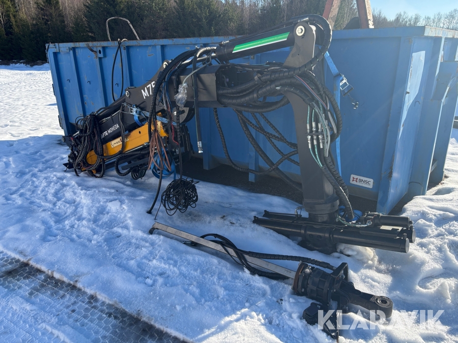 Skogskran FTG Moheda M75 med Joysticks & tillbehör