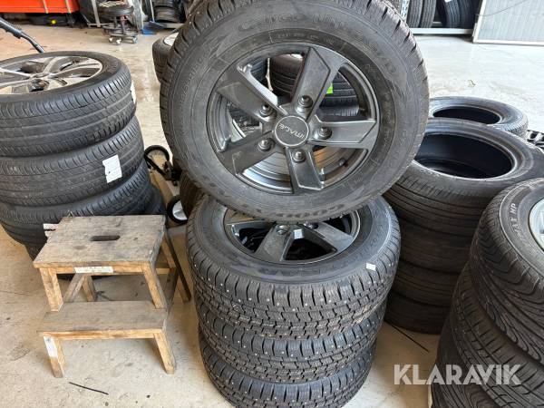 Hjul 4st Goodyear Continental Cargo Ultragrip M+S 