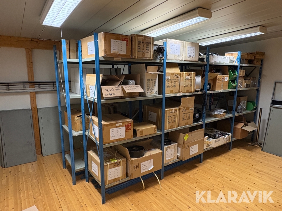 Lagerhyllor / ställage 8st