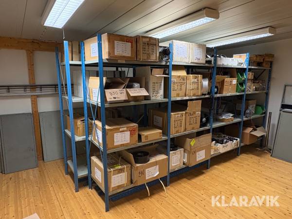 Lagerhyllor / ställage 8st