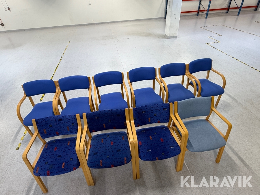 Parti kontorsstolar 10st