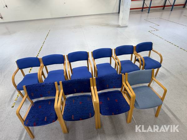 Parti kontorsstolar 10st