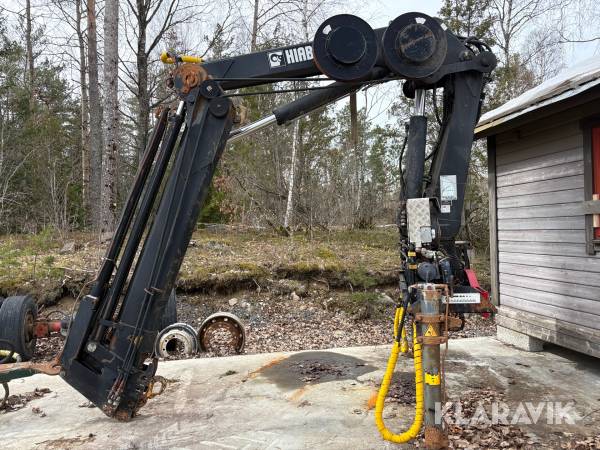 Lastbilskran Hiab 135-4 Ny Olsberg fjärrstyrning medföljer