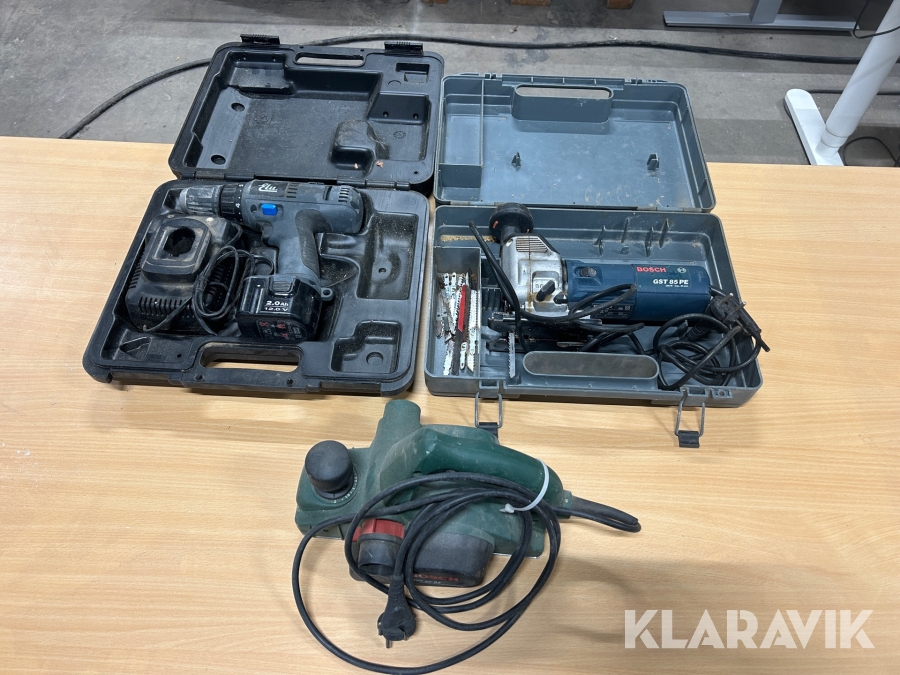 Skruvdragare, sticksåg & hyvel Elu & Bosch