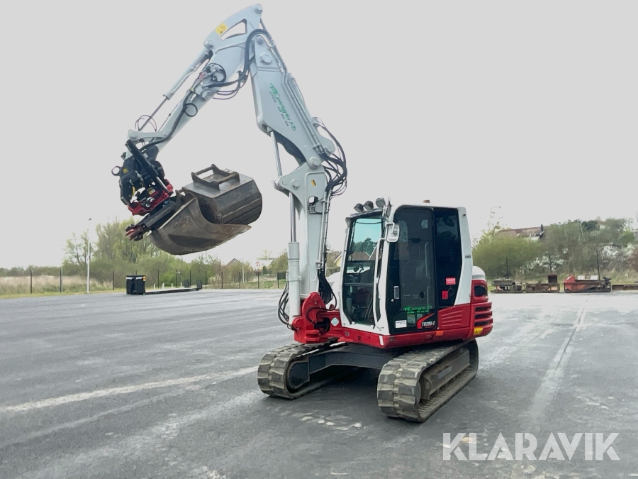 Grävmaskin Takeuchi TB290-2 med tiltrotator och 3 skopor
