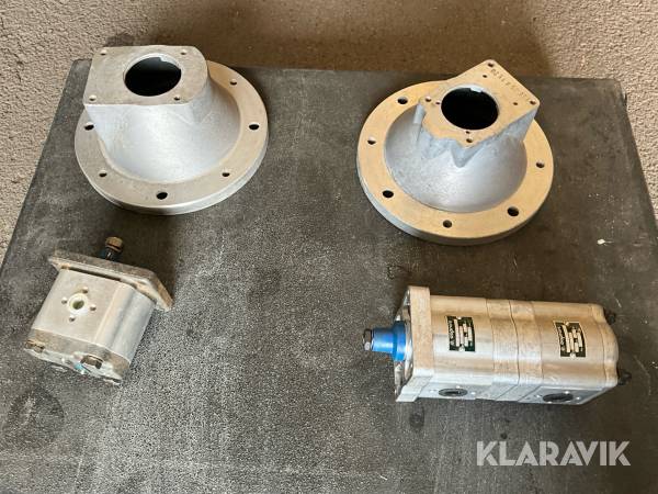 Hydraulpump med fäste för elmotor Caproni & Commercial