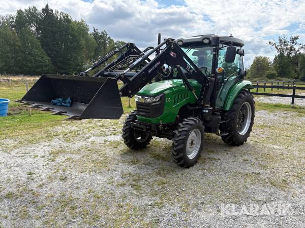 Traktor Nuoman NM-T70 med lastare och redskap