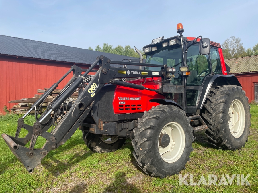 Traktor Valtra Valmet  6350 Twintrac med frontlastare
