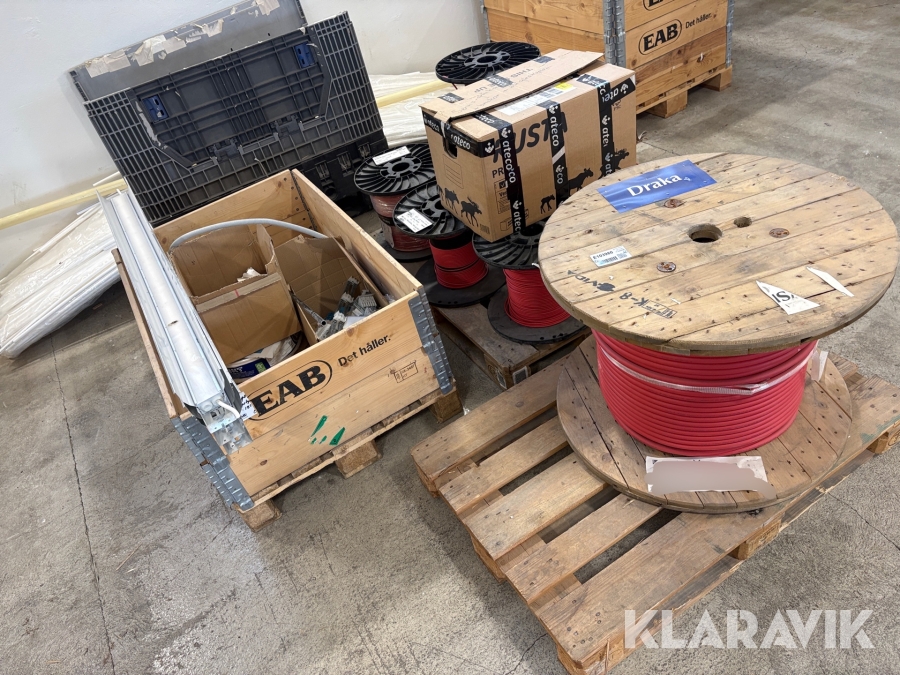 Brandlarmskabel, VP rör mm