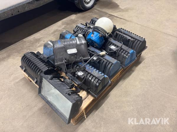 Bygglampor 12st halogen