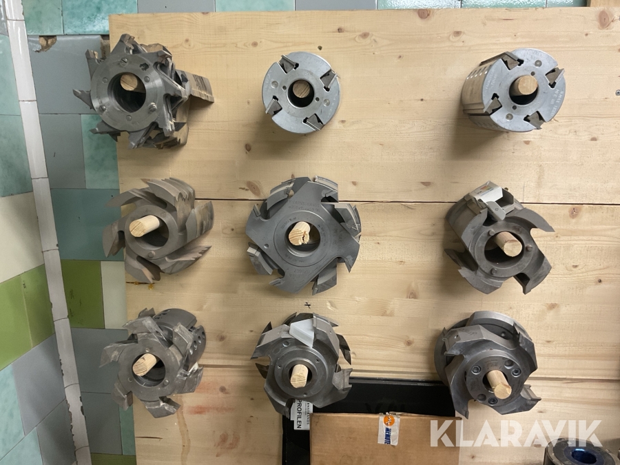 Kuttrar och fräsar till hyvel