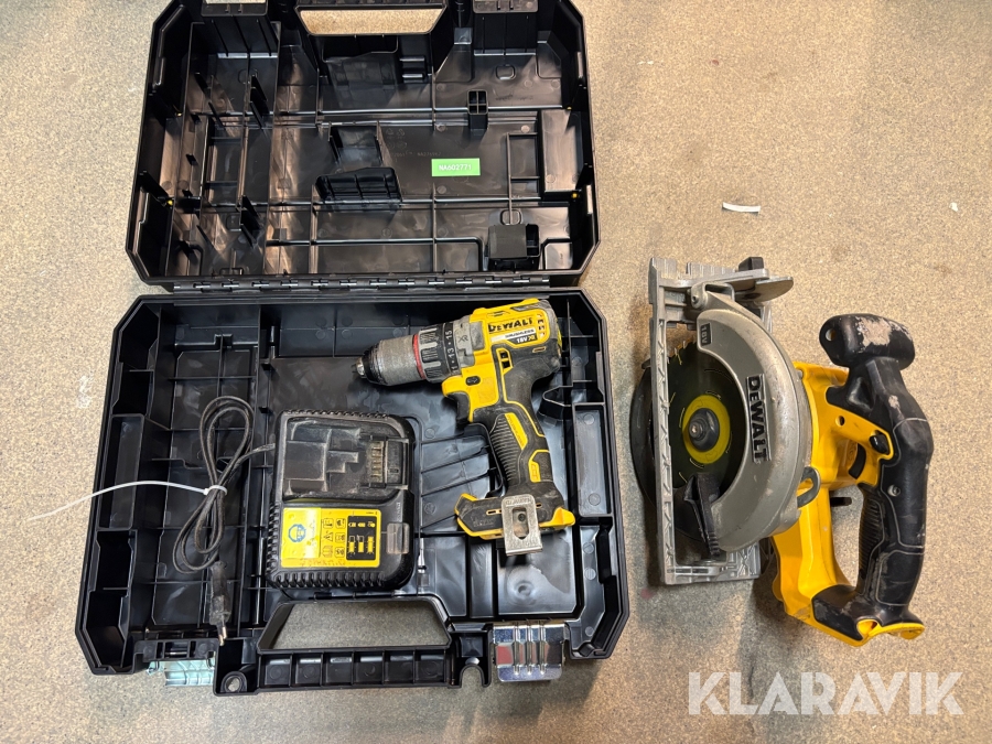 Skruvdragare & Cirkelsåg DeWalt DCD 791 & DCS 391