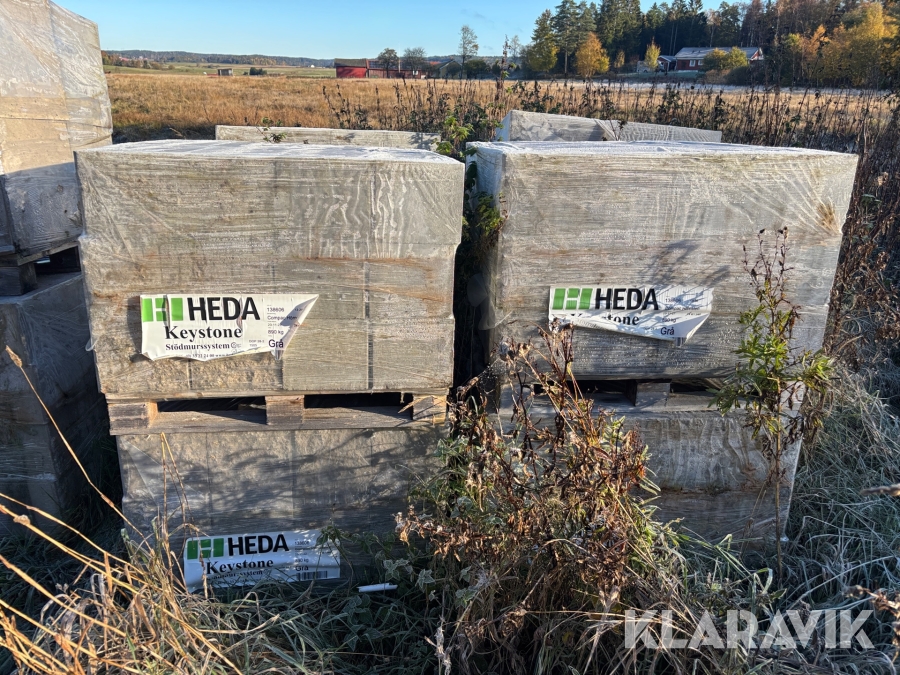Mursten Heda Compac hörnsten 2 pall