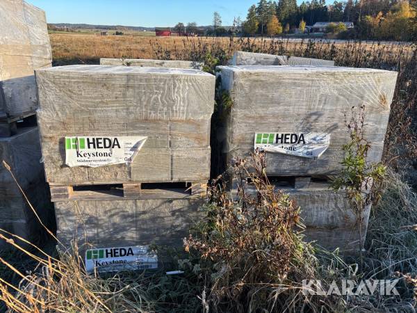 Mursten Heda Compac hörnsten 2 pall