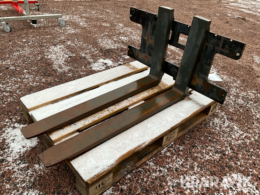 Pallgafflar med fäste Tobroco PV-2A-1000-S