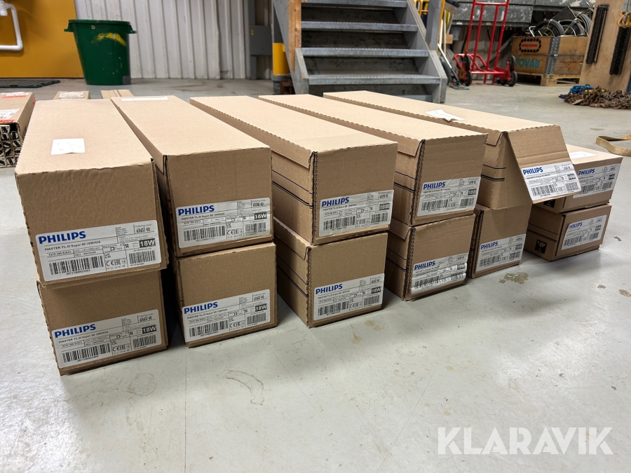 Lysrör Philips Master LT-D 14&18 W 12 st lådor med 25/låda