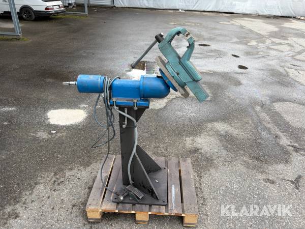 Ställbart skruvstycke / tryckluft
